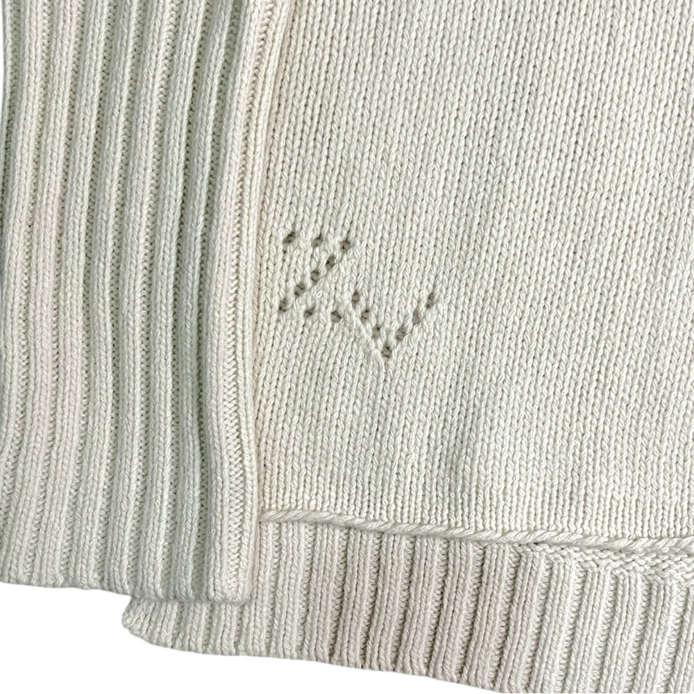 NWT Zadig & Voltaire 100% Merino Wool Valmy We Amour V Neck Sweater Small - Picture 8 of 14
